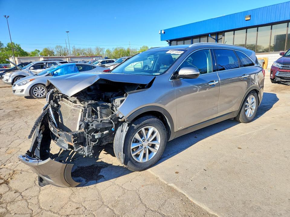 2016 Kia Sorento VIN 5XYPGDA39GG148193 COPART salvage auction — FRONT END, In - Cert Of Title-Salvage Title, sold $925 on 2026-07-20 (photo 1)