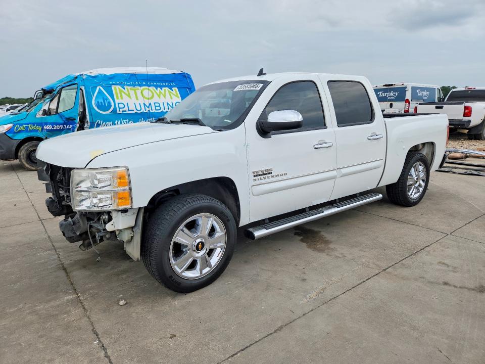 2013 Chevrolet Silverado VIN 3GCPCSE00DG151268 COPART salvage auction — FRONT END, Tx - Certificate Of Title, sold $5,800 on 2026-07-02 (photo 1)