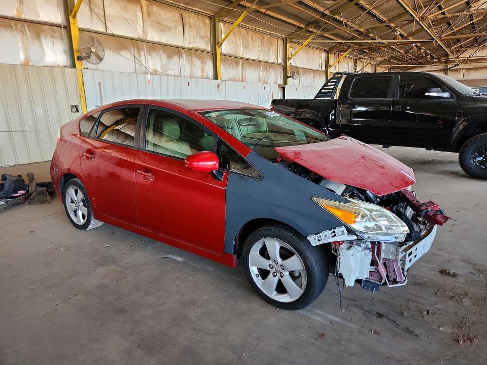2012 Toyota Prius VIN JTDKN3DU5C1538314 COPART salvage auction — FRONT END, Az - Cert Of Title - Salvage, sold $1,950 on 2026-07-20 (photo 4)