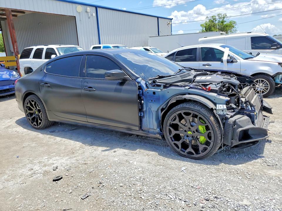 2018 Maserati VIN ZAM56YRA7J1286449 COPART salvage auction — FRONT END, FL - CERT OF TITLE SLVG REBUILDABLE, sold $3,300 on 2026-08-01 (photo 4)