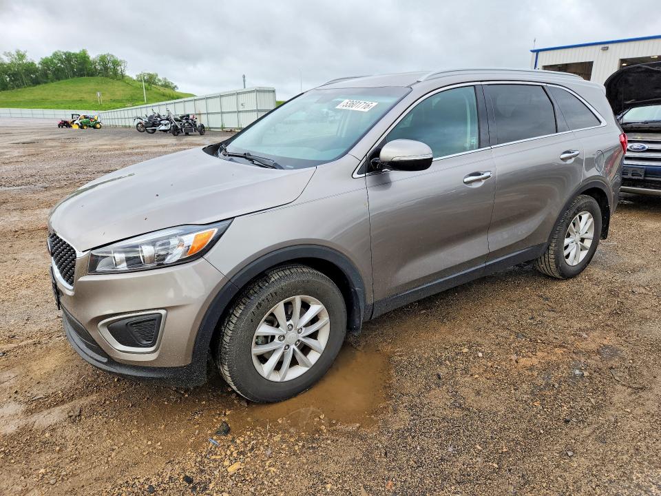 2017 Kia Sorento VIN 5XYPG4A34HG205112 COPART salvage auction — HAIL, Wi - Certificate Of Title, sold $2,000 on 2026-07-14 (photo 1)