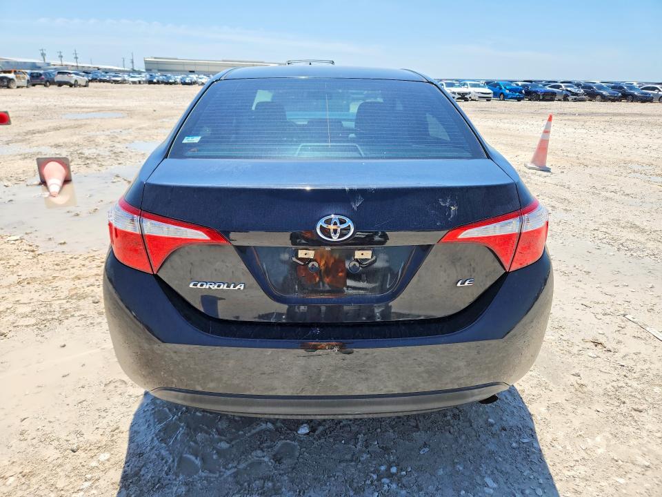 2015 Toyota Corolla VIN 5YFBURHE4FP278643 COPART salvage auction — FRONT END, Tx - Salvage Vehicle Title, sold $2,300 on 2026-07-02 (photo 6)