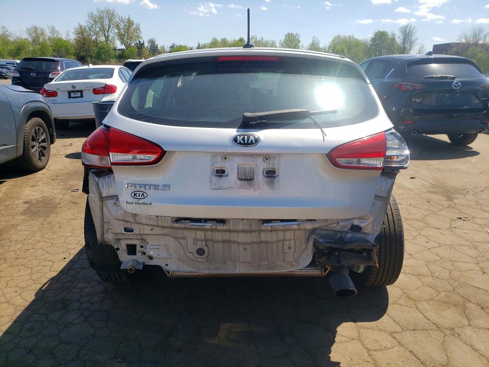 2016 Kia VIN KNAFK5A88G5635967 COPART salvage auction — REAR END, Ct - Cert Of Title-Salvage, sold $450 on 2026-07-28 (photo 6)