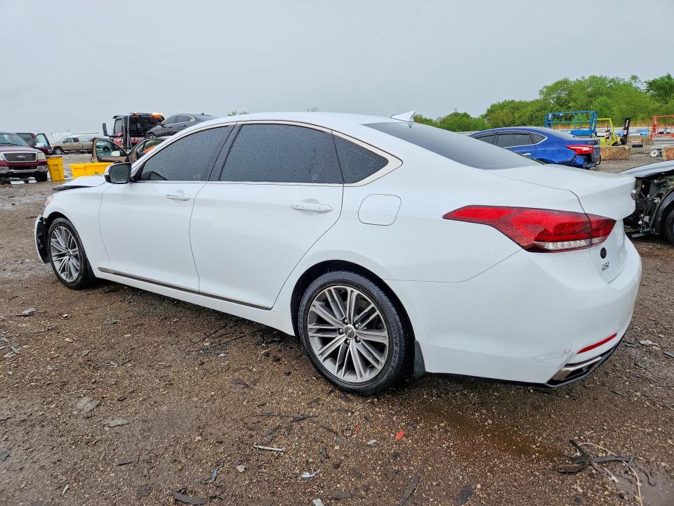 2018 Genesis G80 VIN KMHGN4JE0JU249471 COPART salvage auction — FRONT END, Il - Salvage Certificate, sold $1,700 on 2026-07-17 (photo 2)