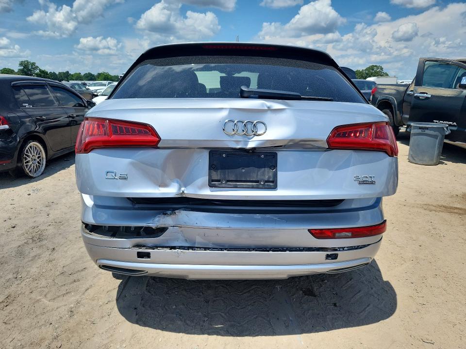 2018 Audi Q5 VIN WA1ANAFY7J2014924 COPART salvage auction — REAR END, Al - Cert Of Title-Salvage Title, sold $8,000 on 2026-07-23 (photo 6)