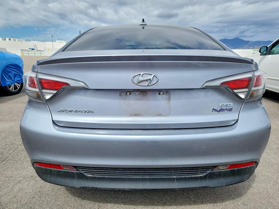 2017 Hyundai Sonata VIN KMHE14L26HA045114 COPART salvage auction — FRONT END, UT - SALVAGE CERTIFICATE, sold $1,800 on 2026-07-17 (photo 6)