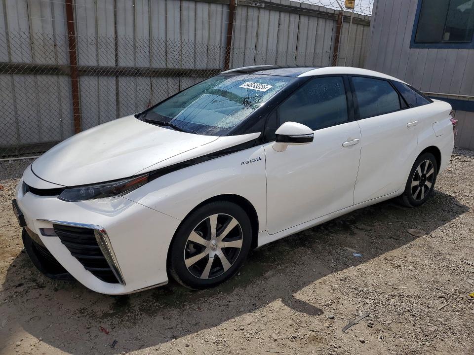 2018 Toyota Mirai VIN JTDBVRBDXJA004941 COPART salvage auction — FRONT END, FL - DERELICT VEHICLE CERTIFICATE, sold $200 on 2026-07-27 (photo 1)