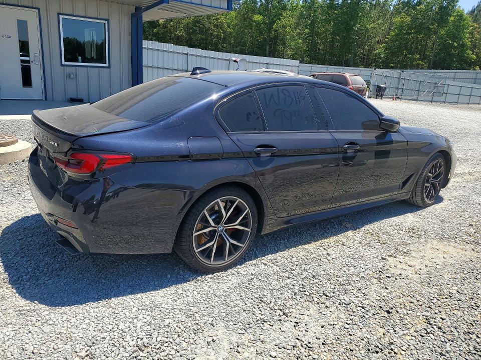 2023 BMW 5er VIN WBA73BJ07PWX99005 COPART salvage auction — REAR END, Nc - Salvage Certificate Of Title, sold $2,550 on 2026-07-09 (photo 3)