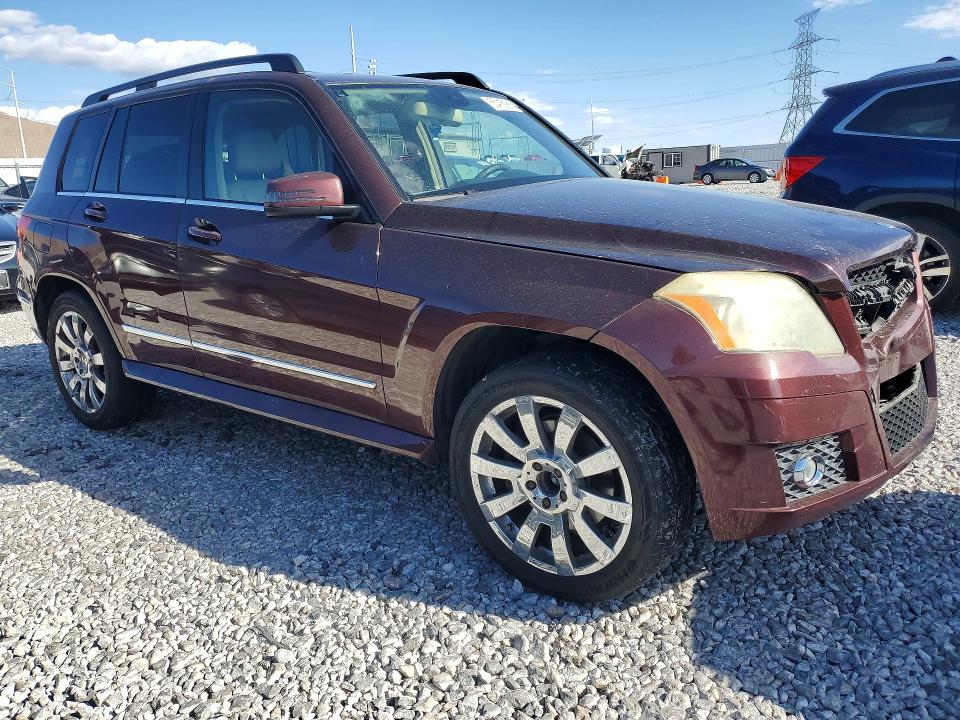 2010 Mercedes-benz Glk-klasse VIN WDCGG5GBXAF421067 COPART salvage auction — FRONT END, Nv - Salvage Title, sold $400 on 2026-08-10 (photo 4)