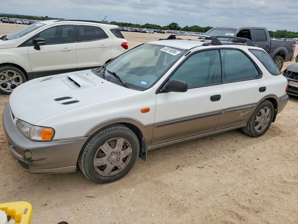 1998 Subaru Impreza VIN JF1GF4851WH813478 COPART salvage auction — FRONT END, Tx - Salvage Vehicle Title, sold $200 on 2026-07-06 (photo 1)