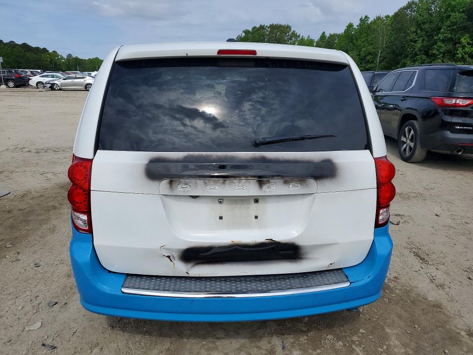 2019 Dodge Caravan VIN 2C4RDGBG5KR765986 COPART salvage auction — FRONT END, Va - Certificate Of Title, sold $425 on 2026-07-09 (photo 6)