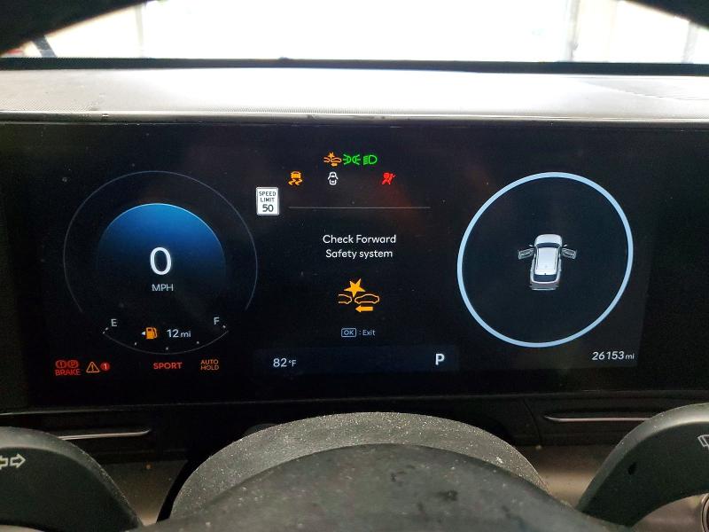 2025 Hyundai Kona VIN KM8HC3AB1SU275492 COPART salvage auction — SIDE, Tx - Salvage Vehicle Title, sold $7,100 on 2026-07-20 (photo 9)