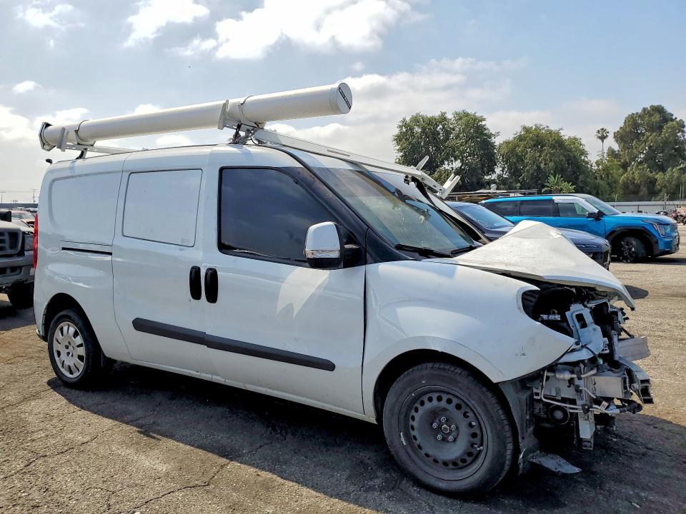 2021 Ram Promaster city VIN ZFBHRFBB9M6V78646 COPART salvage auction — FRONT END, CA - LIEN PAPERS-SALVAGE OR AC, sold $1,650 on 2026-07-17 (photo 4)