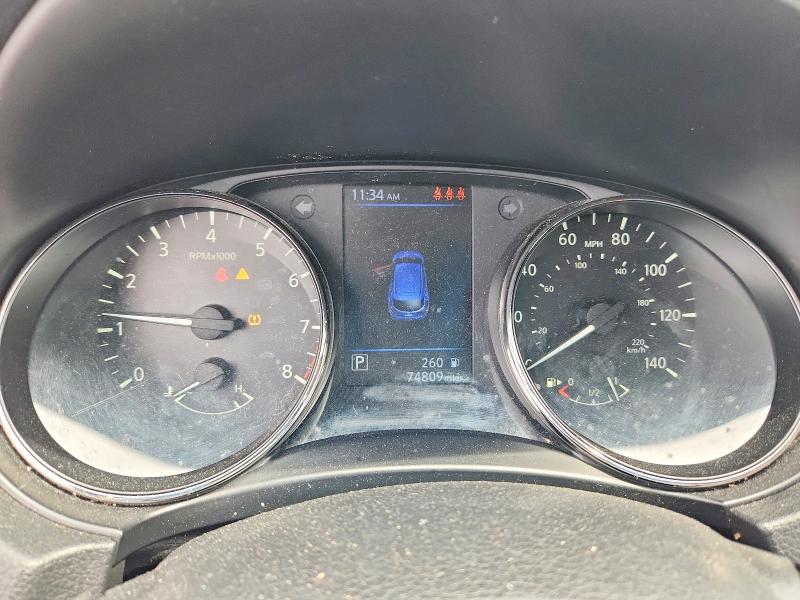 2021 Nissan Rogue VIN JN1BJ1AW4MW663110 COPART salvage auction — FRONT END, Va - Cert Of Title - Salvage, sold $3,400 on 2026-07-08 (photo 9)