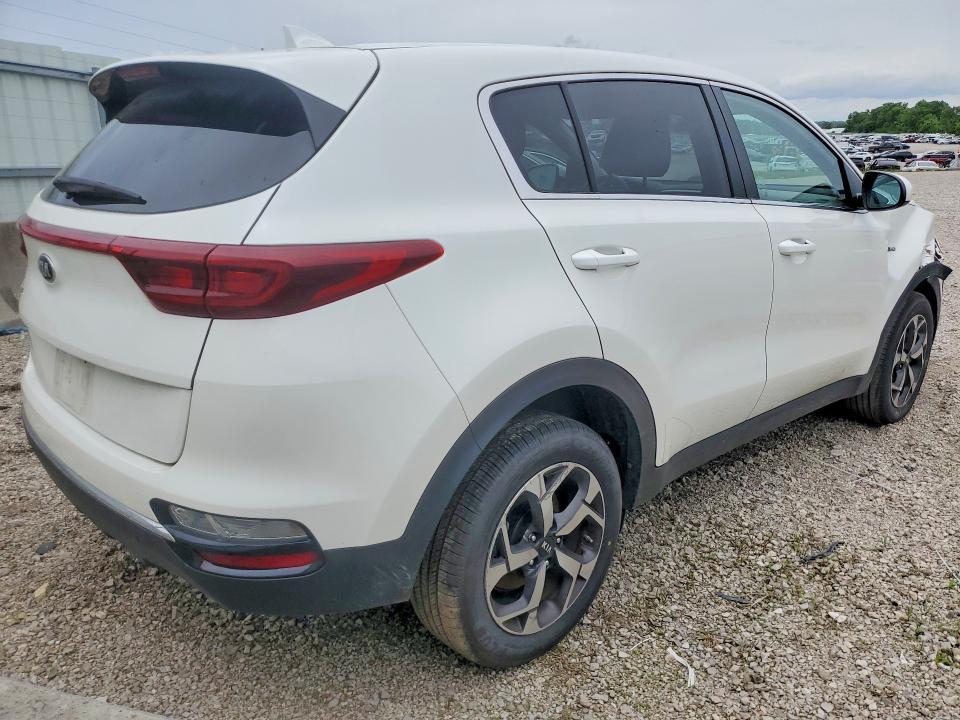 2021 Kia Sportage VIN KNDPMCAC8M7938452 COPART salvage auction — SIDE, MO - SALVAGE CERTIFICATE OF TITLE, sold $175 on 2026-07-28 (photo 3)