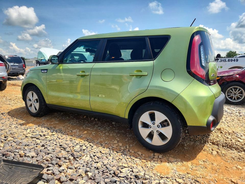 2016 Kia Soul VIN KNDJN2A27G7867883 COPART salvage auction — HAIL, Mo - Certificate Of Title, sold $4,350 on 2026-07-08 (photo 2)