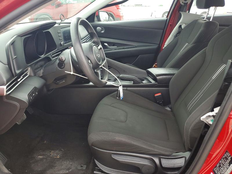 2021 Hyundai Elantra VIN KMHLM4AG5MU193230 COPART salvage auction — VANDALISM, Tx - Salvage Vehicle Title, sold $3,050 on 2026-07-30 (photo 7)