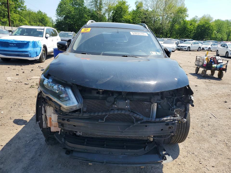 2017 Nissan Rogue VIN JN8AT2MVXHW280780 COPART salvage auction — FRONT END, Pa - Certificate Of Salvage, sold $2,150 on 2026-07-13 (photo 5)