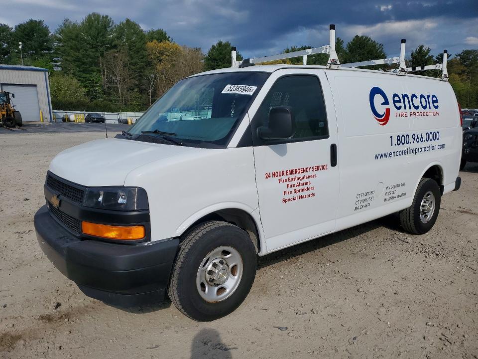 2020 Chevrolet Express VIN 1GCWGAFP8L1275212 COPART salvage auction — MINOR DENT/SCRATCHES, Ma - Cert Of Title-Salvage, sold $3,150 on 2026-07-02 (photo 1)