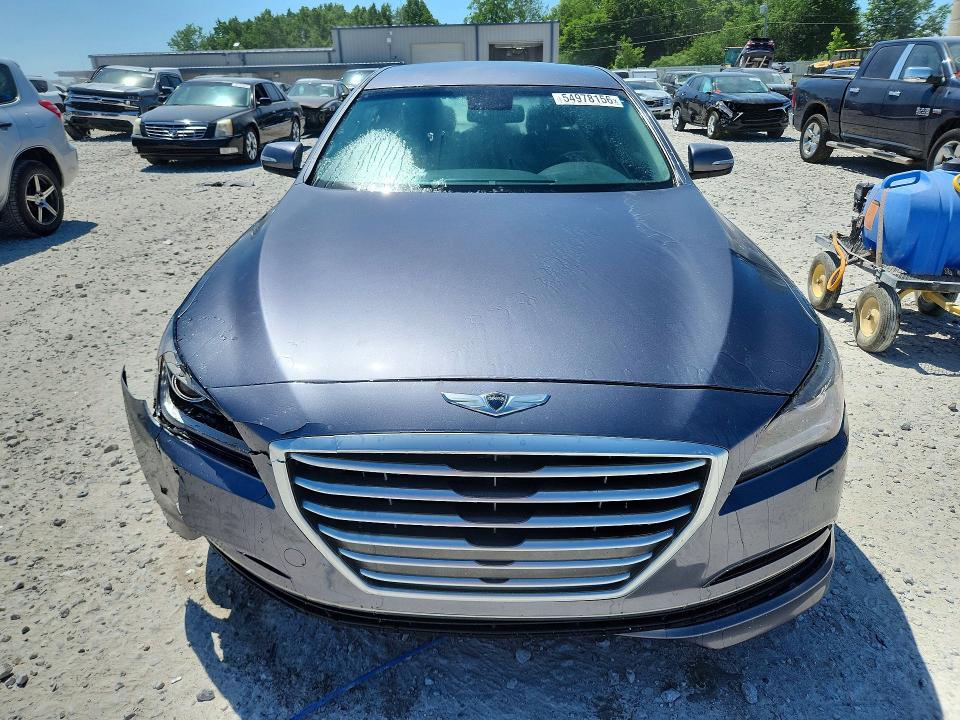 2015 Hyundai Genesis VIN KMHGN4JE5FU072570 COPART salvage auction — FRONT END, Mi - Certificate Of Title, sold $1,950 on 2026-07-09 (photo 5)