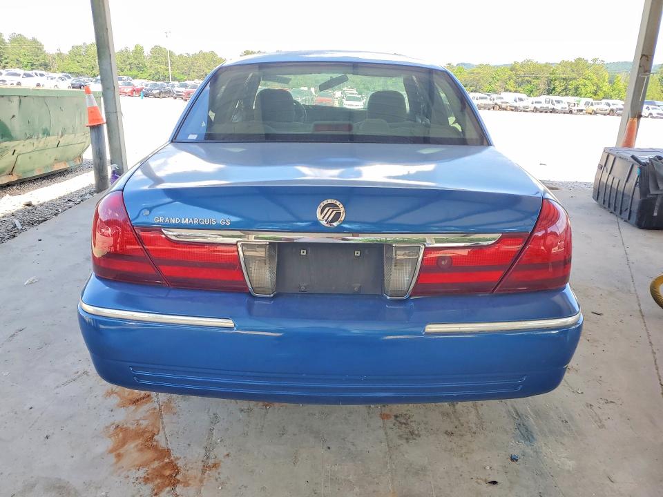 2005 Mercury Grand marquis VIN 2MEFM74W65X608277 COPART salvage auction — FRONT END, Al - Cert Of Title-Salvage Title, sold $250 on 2026-07-28 (photo 6)