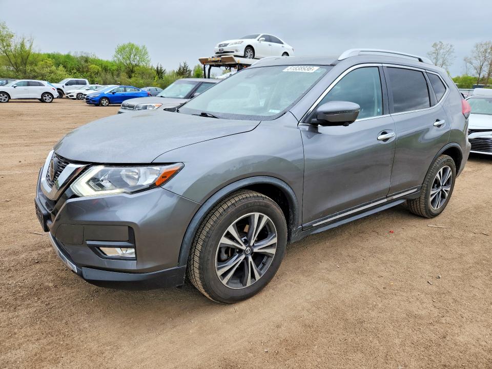 2018 Nissan Rogue VIN JN8AT2MV8JW317508 COPART salvage auction — HAIL, OH - CERT OF TITLE-SALVAGE, sold $3,600 on 2026-07-13 (photo 1)