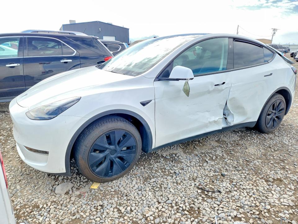 2025 Tesla Model y VIN 7SAYGDEEXSF259046 COPART salvage auction — REAR END, Ut - Salvage Certificate, sold $13,500 on 2026-07-31 (photo 1)