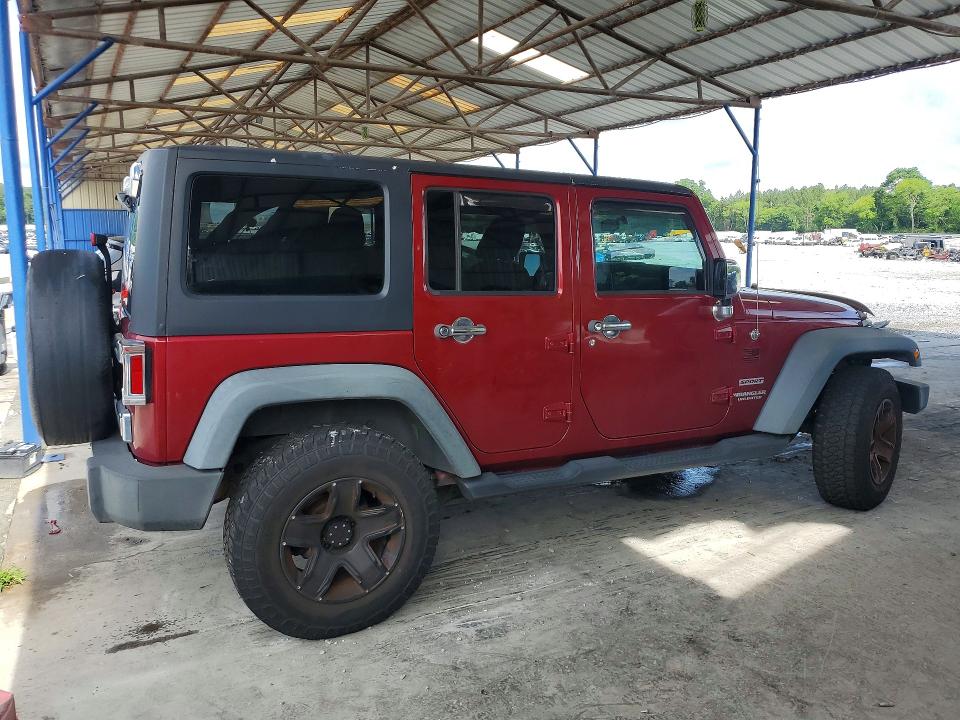 2012 Jeep Wrangler / VIN 1C4BJWDG9CL184177 COPART salvage auction — MECHANICAL, Mt - Certificate Of Title, sold $3,300 on 2026-07-09 (photo 3)
