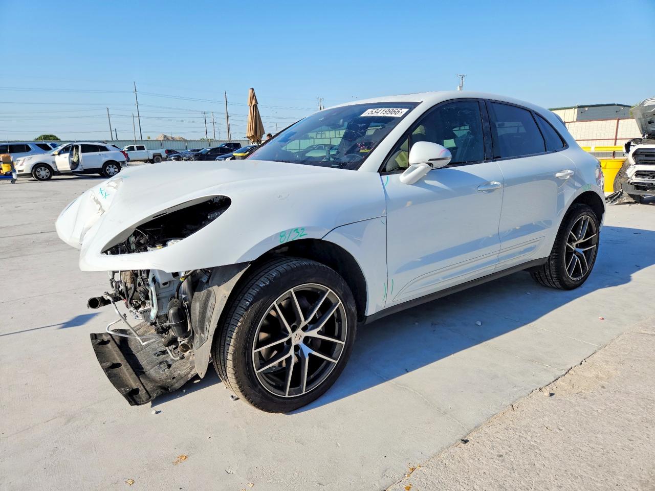 2025 Porsche Macan VIN WP1AA2A53SLB03436 — COPART salvage auction photo