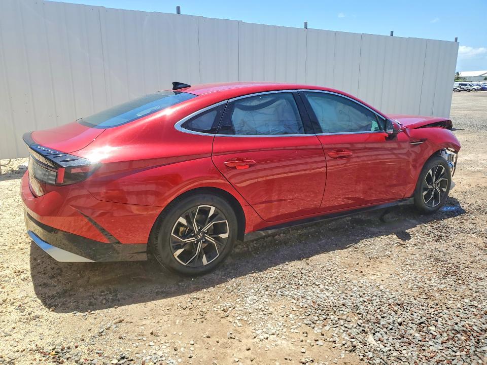 2025 Hyundai Sonata VIN KMHL64JA6SA477745 COPART salvage auction — FRONT END, HI - CERTIFICATE OF SALVAGE (P), sold $3,400 on 2026-07-27 (photo 3)