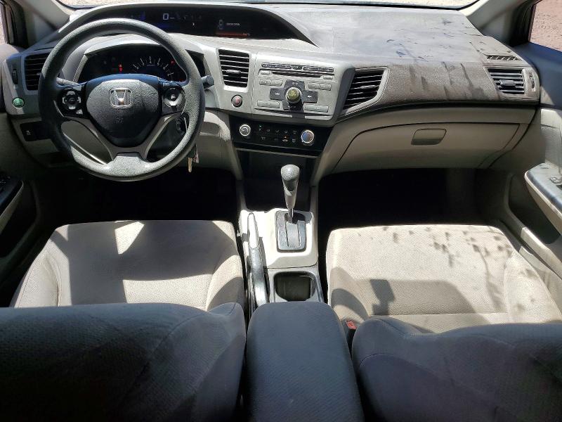 2012 Honda Civic VIN 19XFB2F55CE326357 COPART salvage auction — FRONT END, Az - Cert Of Title - Salvage, sold $1,650 on 2026-07-02 (photo 8)