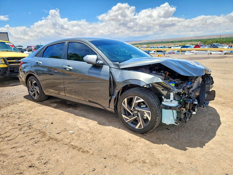 2025 Hyundai Elantra VIN KMHLN4DJ6SU161436 COPART salvage auction — FRONT END, Nm - Cert Of Title-Salvage, sold $6,800 on 2026-07-23 (photo 4)