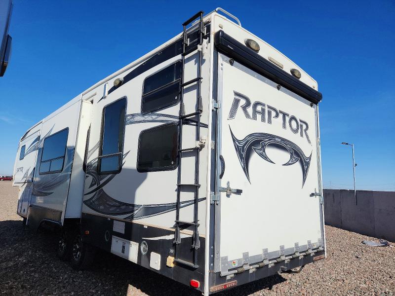 2013 Keystone Raptor VIN 4YDF31028DR800858 COPART salvage auction — SIDE, AZ - CERTIFICATE OF TITLE, sold $2,650 on 2026-09-10 (photo 3)