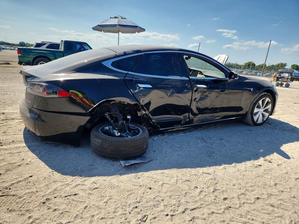 2021 Tesla Model s VIN 5YJSA1E29MF425715 COPART salvage auction — SIDE, Fl - Certificate Of Destruction, sold $8,300 on 2026-07-09 (photo 3)