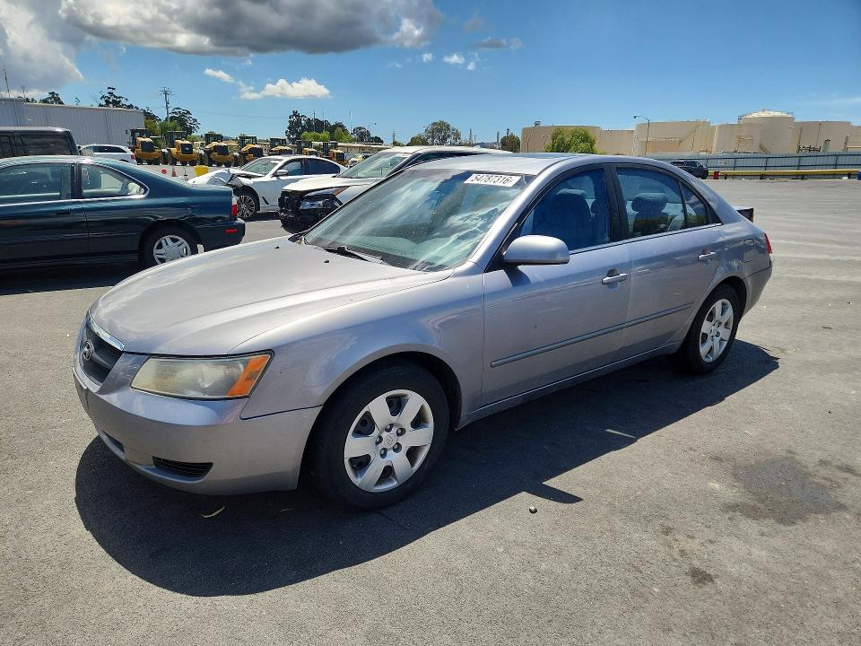 2008 Hyundai Sonata VIN 5NPET46C88H362355 COPART salvage auction — REAR END, Ca - Salvage Certificate, sold $450 on 2026-07-08 (photo 1)