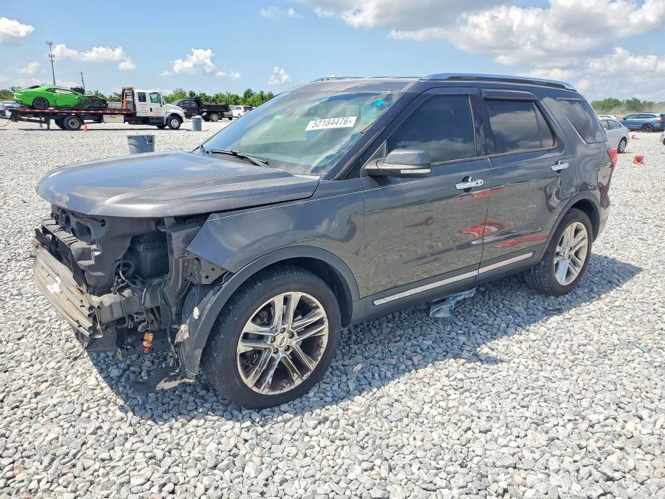 2016 Ford Explorer VIN 1FM5K7F80GGB09660 COPART salvage auction — FRONT END, Fl - Cert Of Title Slvg Rebuildable, sold $1,650 on 2026-07-02 (photo 1)