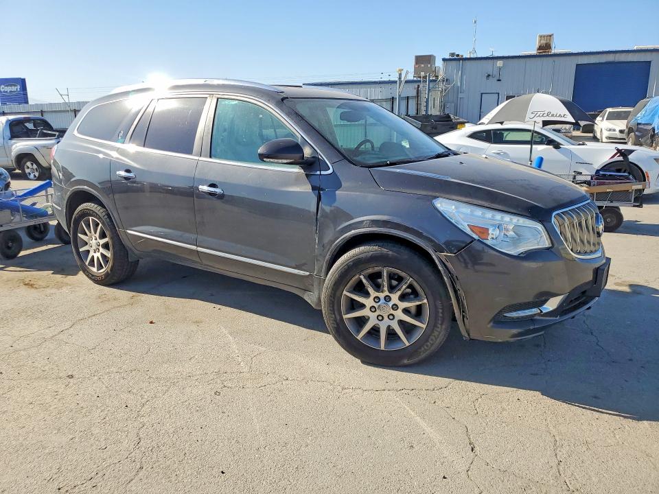2017 Buick Enclave VIN 5GAKRBKD6HJ116675 COPART salvage auction — FRONT END, Ca - Salvage Certificate, sold $1,500 on 2026-07-24 (photo 4)