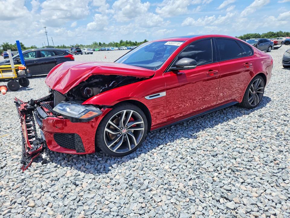 2016 Jaguar VIN SAJBG4BV6GCY17777 COPART salvage auction — FRONT END, Fl - Cert Of Title Slvg Rebuildable, sold $2,450 on 2026-07-17 (photo 1)
