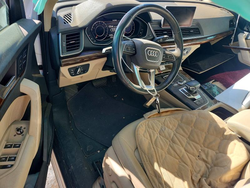2018 Audi Q5 VIN WA1BNAFY2J2068054 COPART salvage auction — SIDE, Nm - Cert Of Title-Salvage, sold $4,350 on 2026-07-13 (photo 8)