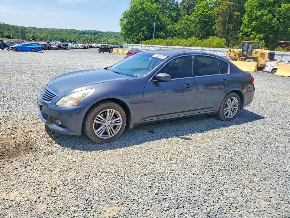 2012 Infiniti G VIN JN1DV6AR8CM730662 COPART salvage auction — REAR END, Nc - Salvage Certificate Of Title, sold $175 on 2026-07-30 (photo 1)