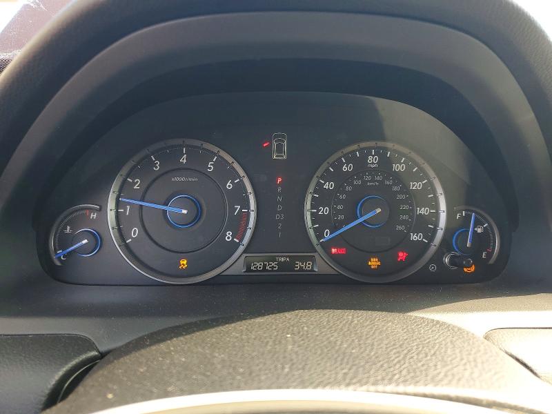 2012 Honda Crosstour VIN 5J6TF3H38CL004676 COPART salvage auction — FRONT END, Va - Certificate Of Title, sold $2,400 on 2026-07-08 (photo 9)