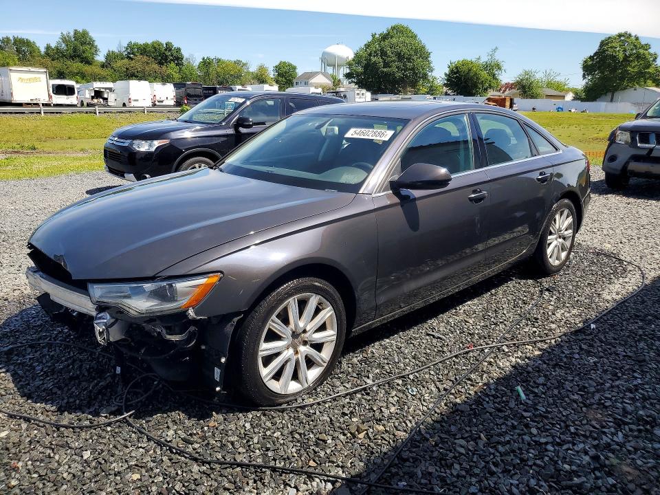 2014 Audi A6 VIN WAUDFAFC4EN131656 — COPART salvage auction photo