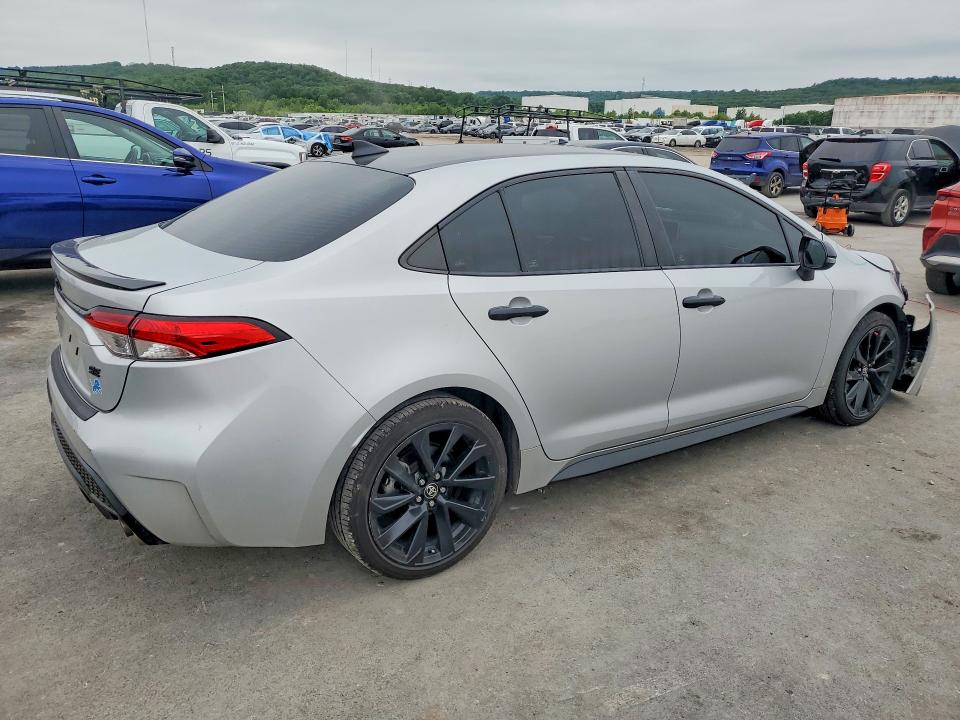 2021 Toyota Corolla VIN 5YFS4MCE5MP061559 COPART salvage auction — FRONT END, Ok - Cert Of Title-Salvage, sold $5,700 on 2026-07-17 (photo 3)