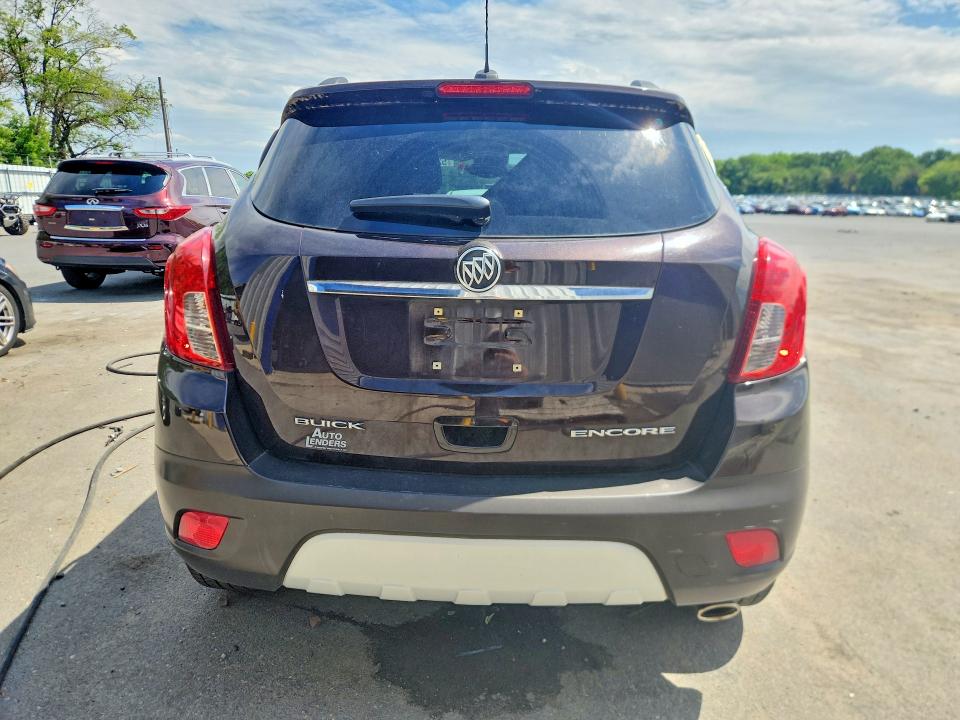 2016 Buick Encore VIN KL4CJASB5GB677357 COPART salvage auction — FRONT END, Nj - Cert Of Title-Salvage, sold $500 on 2026-07-28 (photo 6)