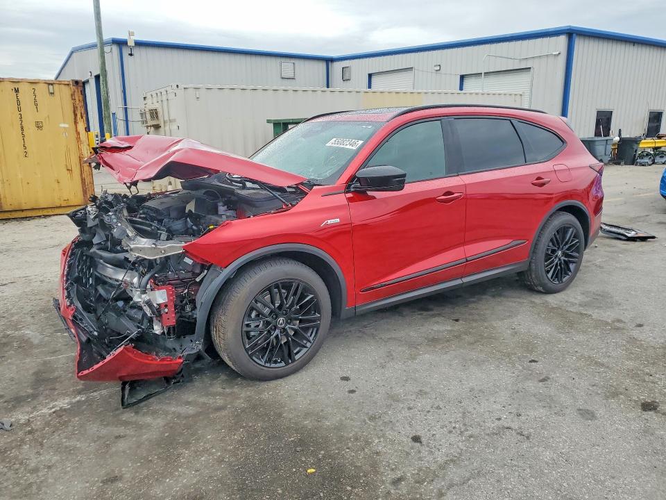 2026 Acura Mdx VIN 5J8YE1H94TL001024 COPART salvage auction — FRONT END, FL - CERT OF TITLE SLVG REBUILDABLE, sold $18,600 on 2026-07-02 (photo 1)
