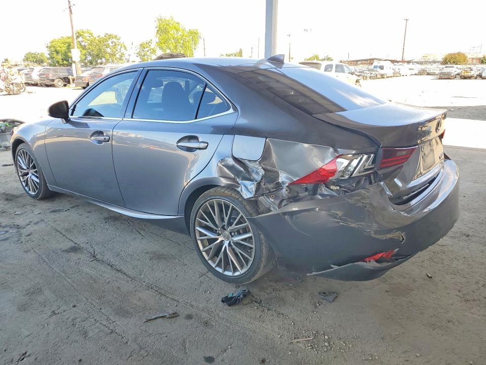 2015 Lexus Is VIN JTHBF1D20F5052148 COPART salvage auction — REAR END, Ca - Salvage Certificate, sold $4,550 on 2026-07-02 (photo 2)