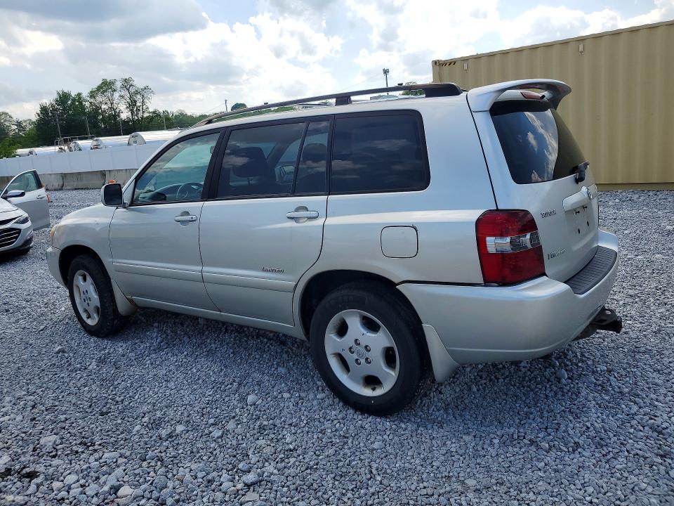 2007 Toyota Highlander VIN JTEEP21A870211411 COPART salvage auction — FRONT END, Oh - Cert Of Title-Salvage, sold $1,250 on 2026-07-07 (photo 2)