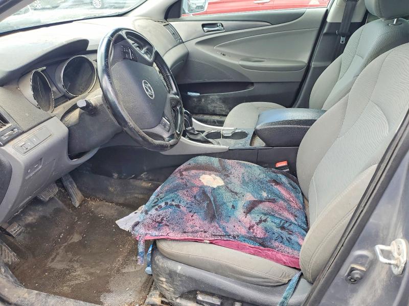 2014 Hyundai Sonata VIN KMHEC4A43EA118529 COPART salvage auction — FRONT END, Qc - Gravement Accidente, sold $200 on 2026-07-07 (photo 7)