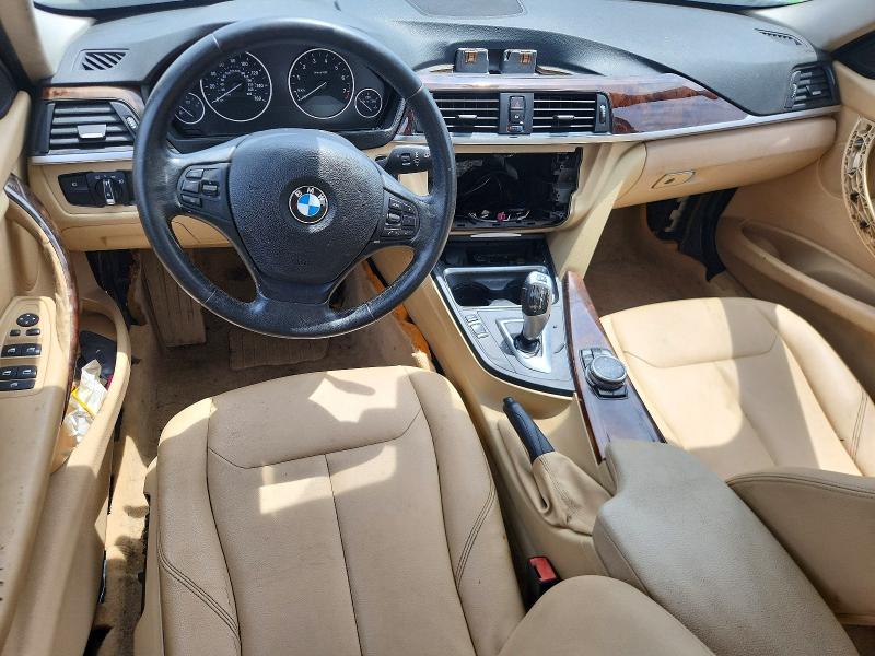 2014 BMW 3 series VIN WBA3C3G53ENS70936 COPART salvage auction — NORMAL WEAR, Ms - Certificate Of Title (P), sold $500 on 2026-07-10 (photo 8)
