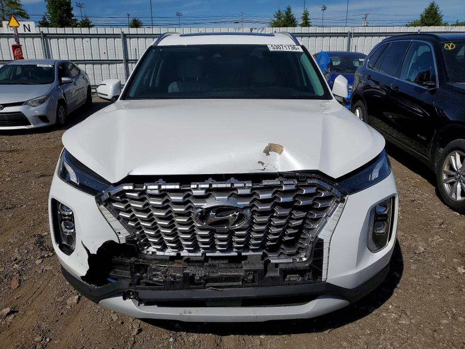2022 Hyundai Palisade VIN KM8R4DHE9NU344988 COPART salvage auction — FRONT END, MD - CERT OF SALVAGE > 75% DAMAGE, sold $1,750 on 2026-07-27 (photo 5)